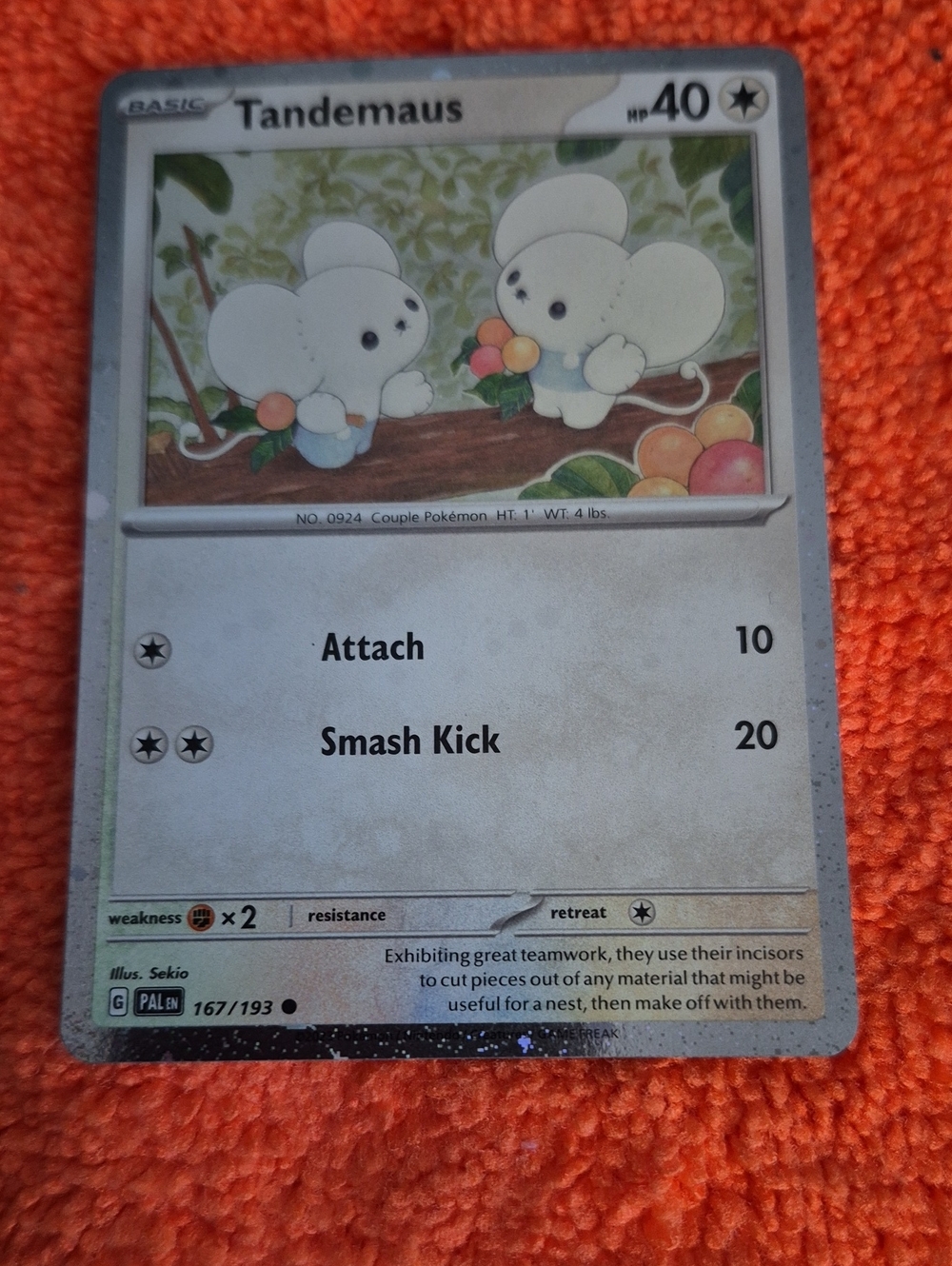Tandemaus Trading Card — White Artwork